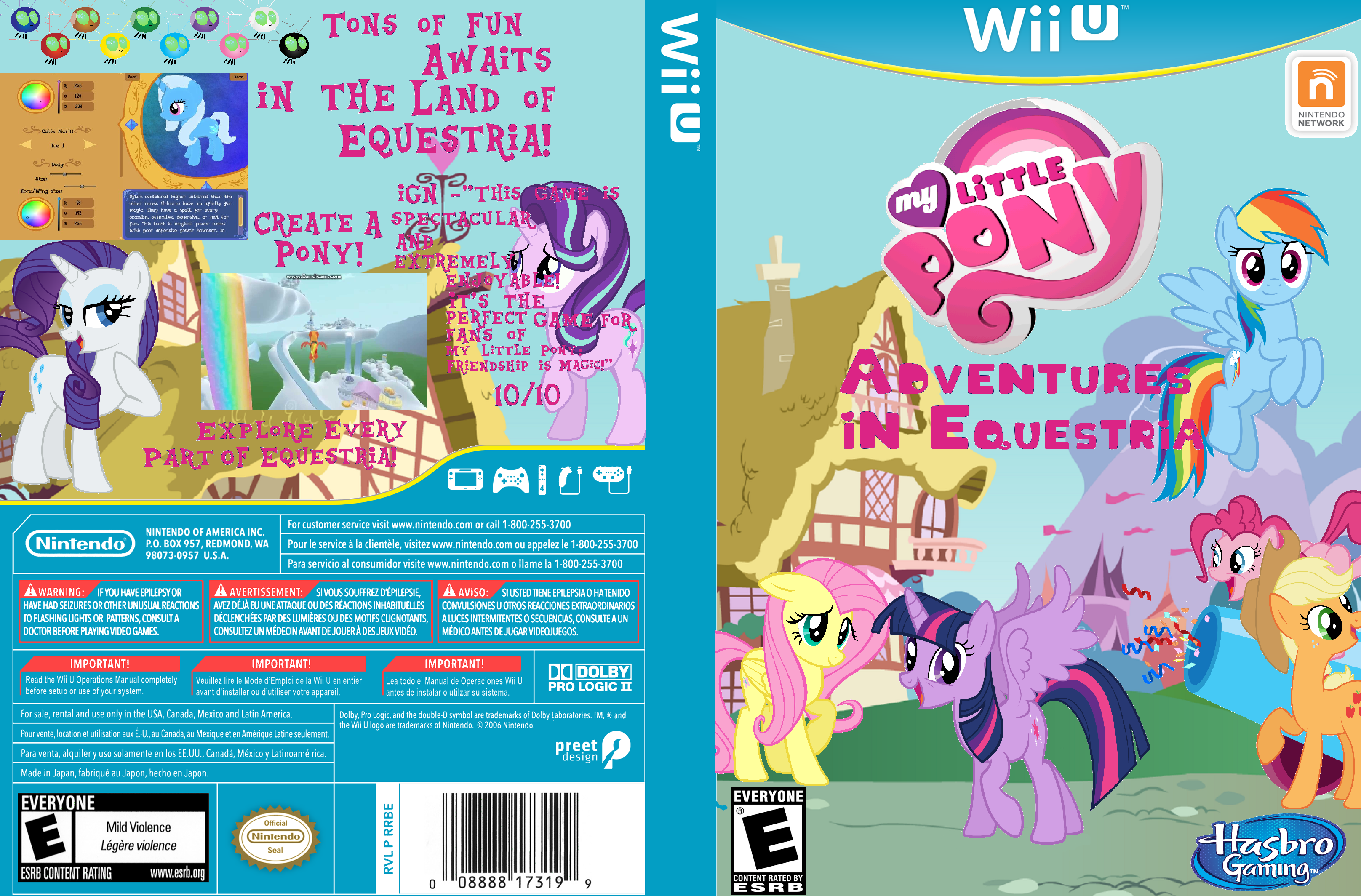 My Little Pony: Adventures in Equestria box cover