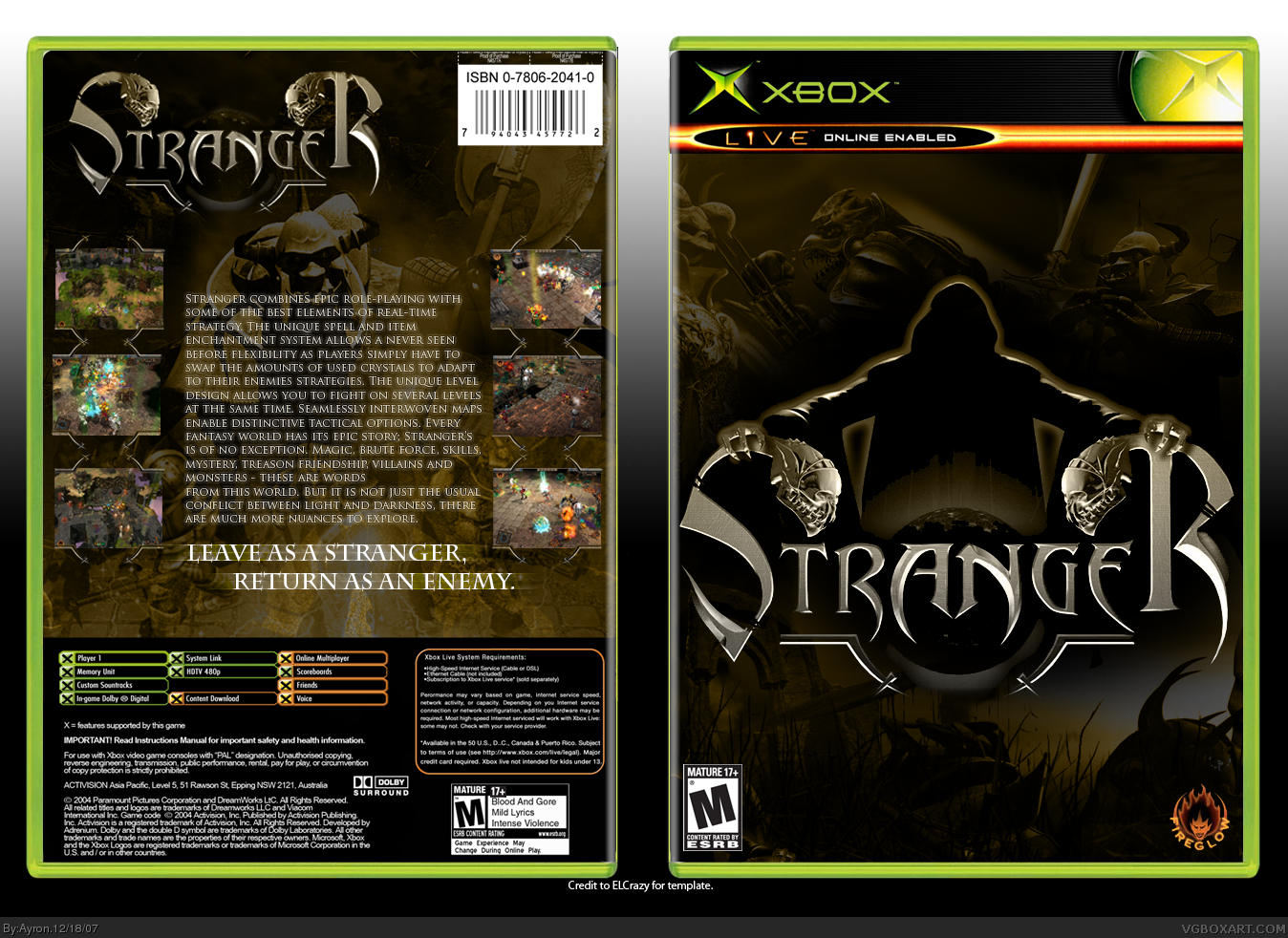 Stranger box cover