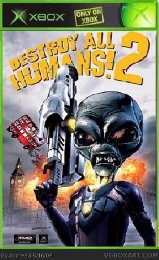Destroy All Humans 2 box cover