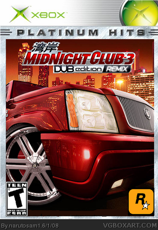 Midnight Club 3 Dub Edition Remix box cover