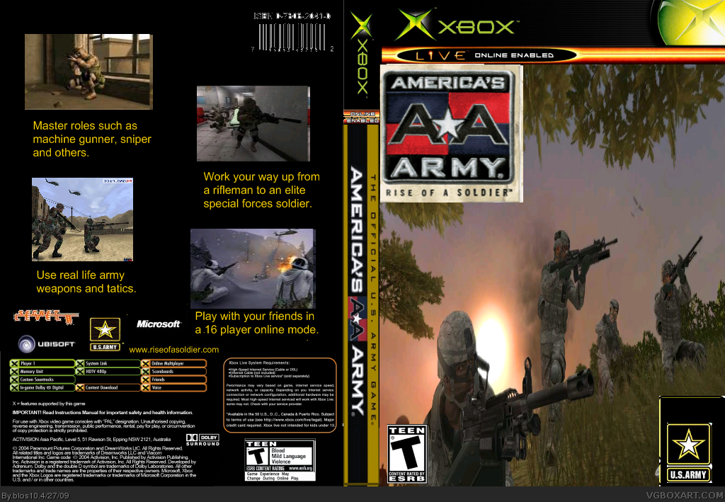 Americas Army: Rise of a Soldier box cover