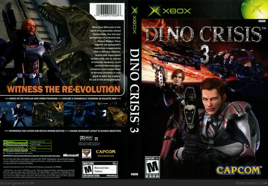 Dino Crisis 3 box cover