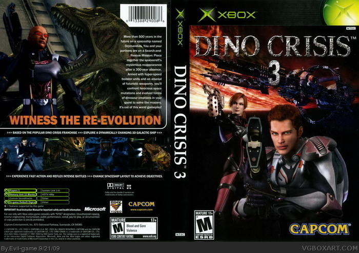 Dino Crisis 3 box art cover