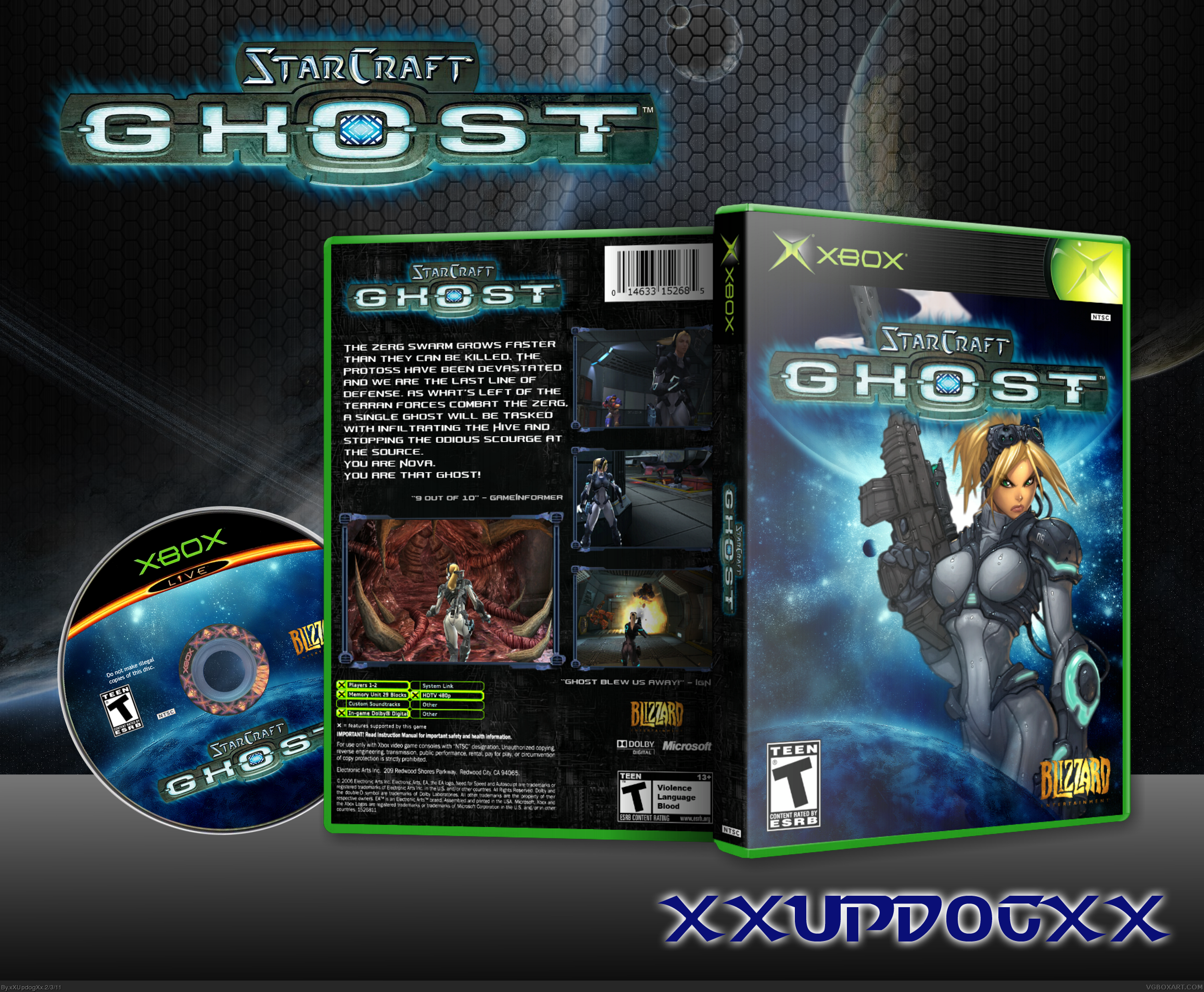 Starcraft: Ghost box cover