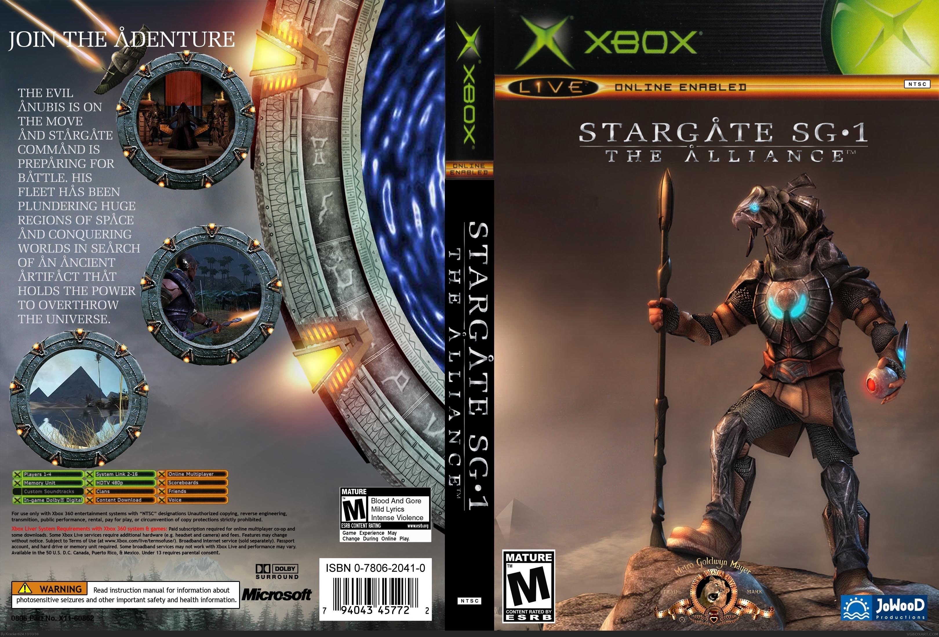 StarGate SG-1: The Alliance box cover