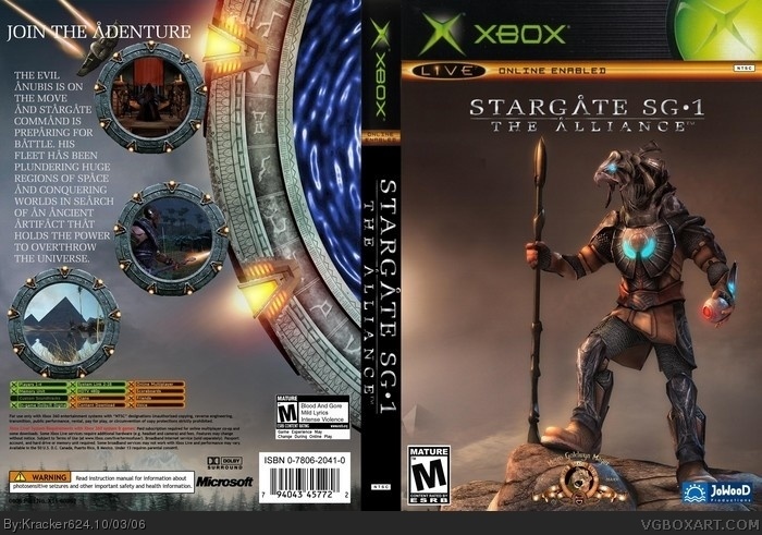 StarGate SG-1: The Alliance box art cover