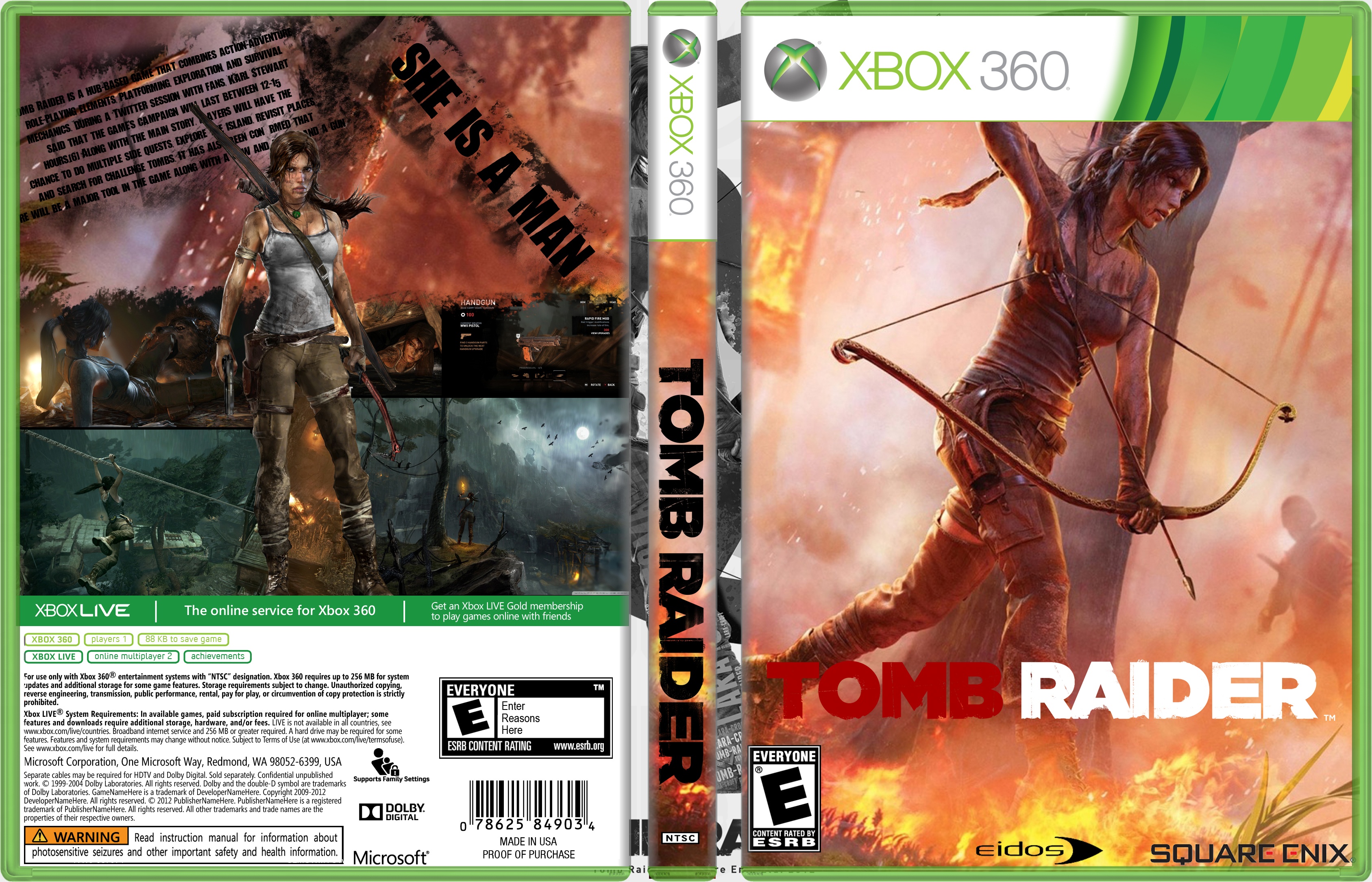 Tomb Raider 2013 box cover