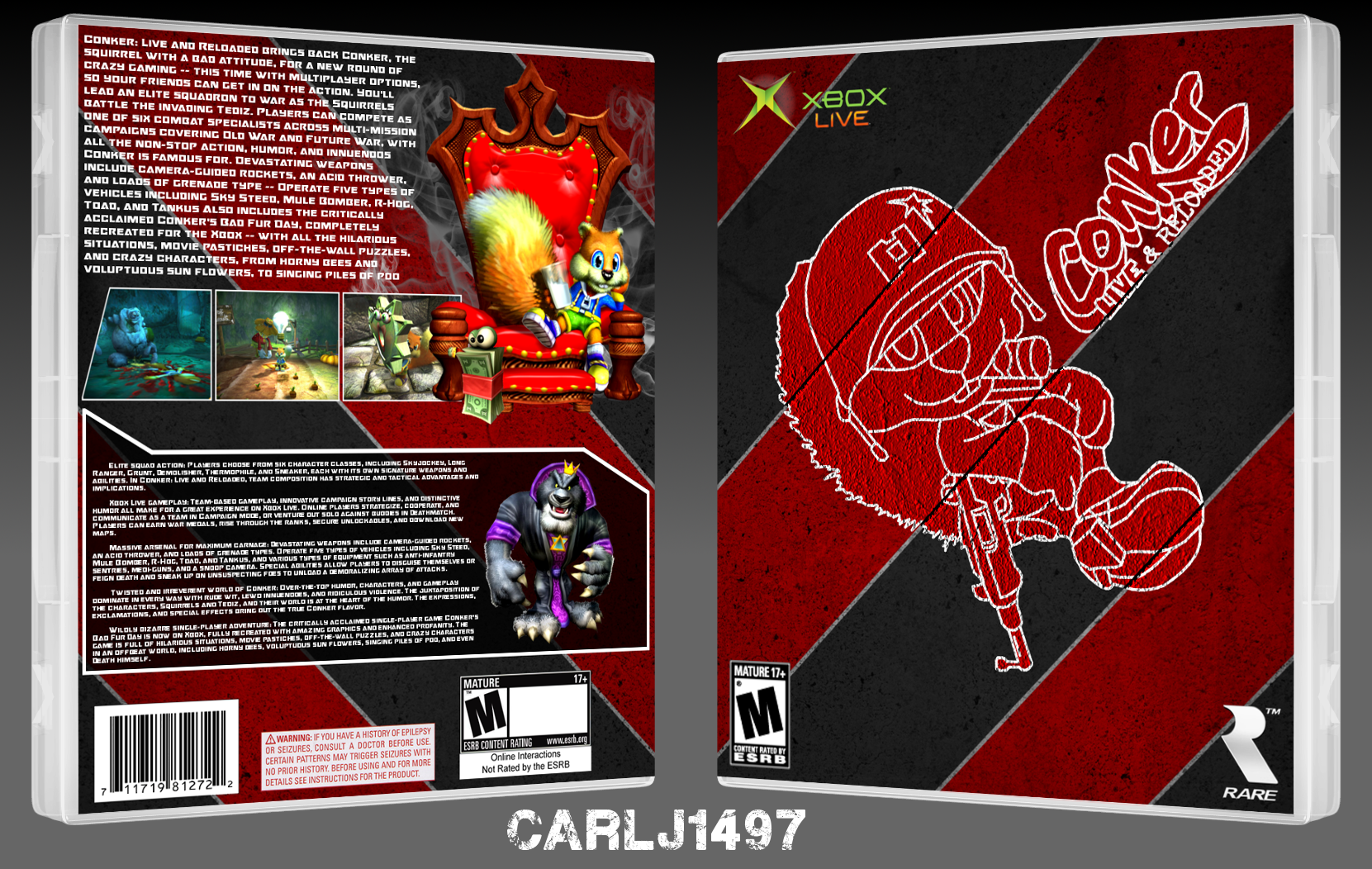 Conker: Live and Reloaded box cover