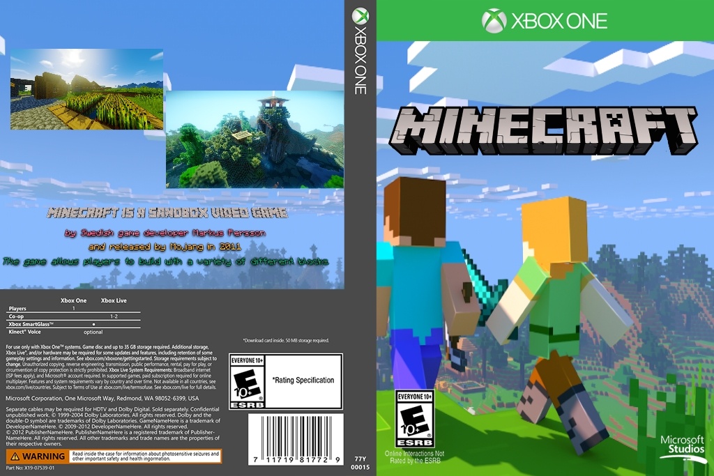 Minecraft Xbox One Edition box cover