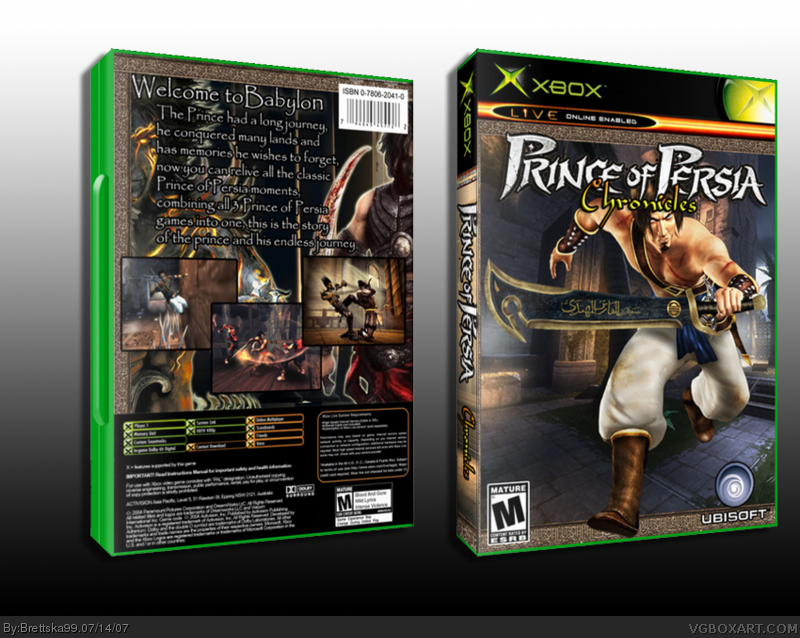Prince of Persia Chronicles box cover