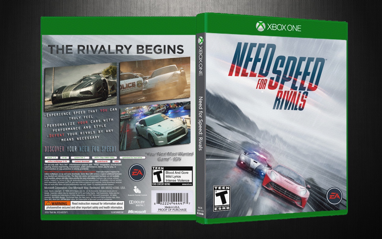 Need for Speed: Rivals box cover