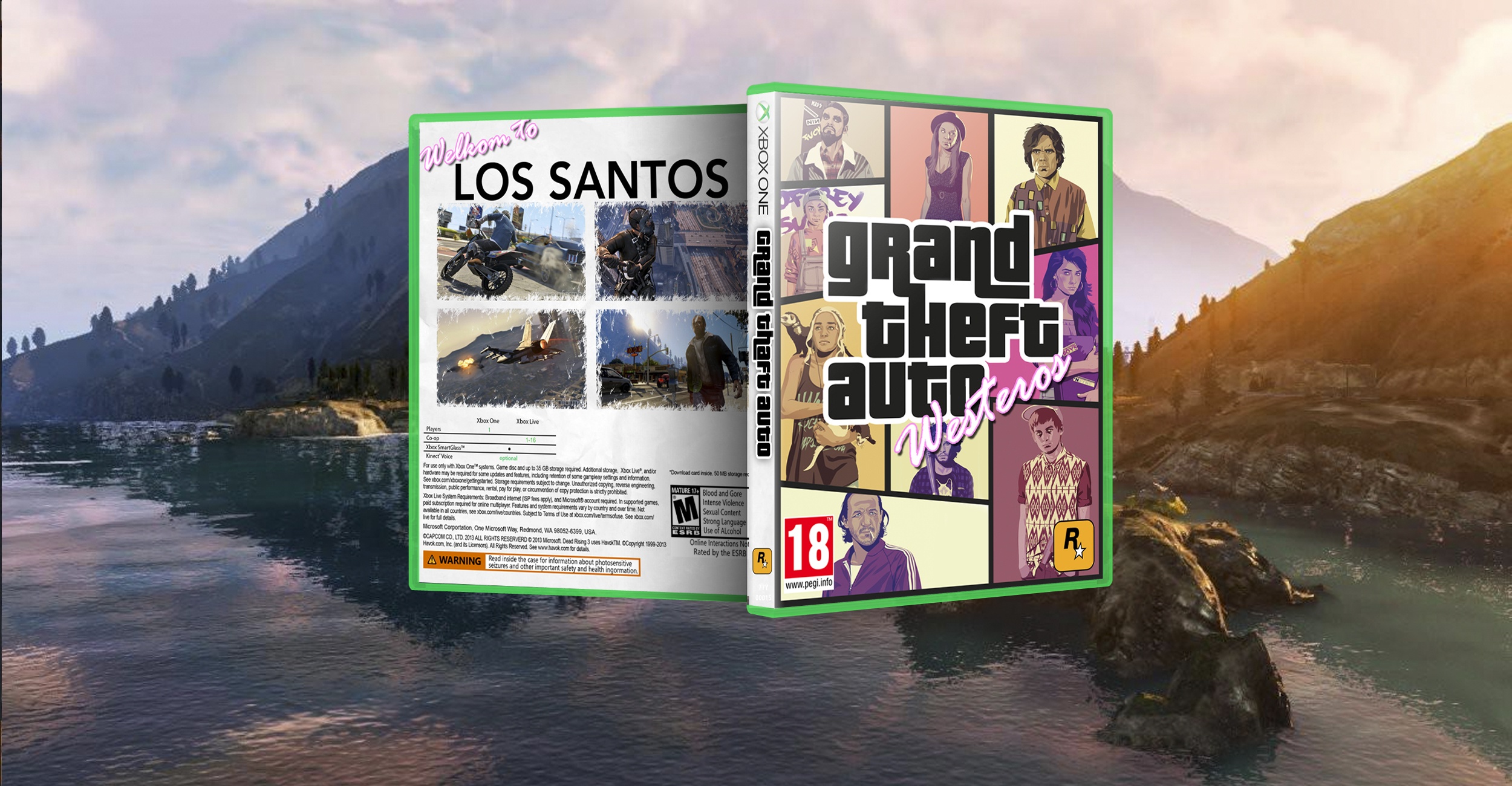 Grand Theft Auto Westeros box cover
