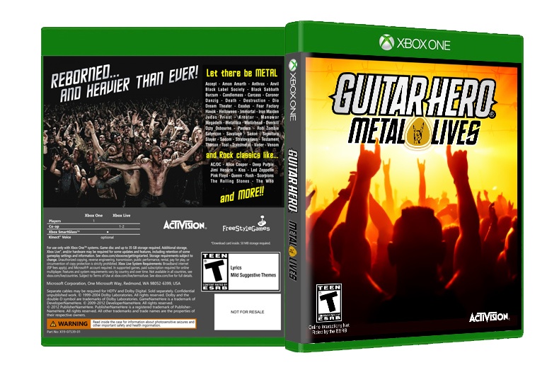 Guitar Hero: Metal Lives box cover