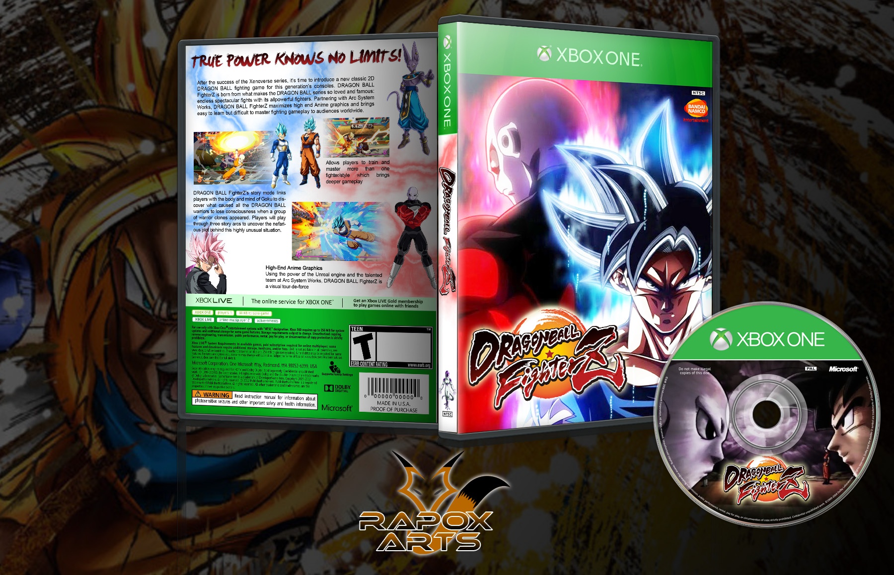 Dragon Ball Fighter Z box cover
