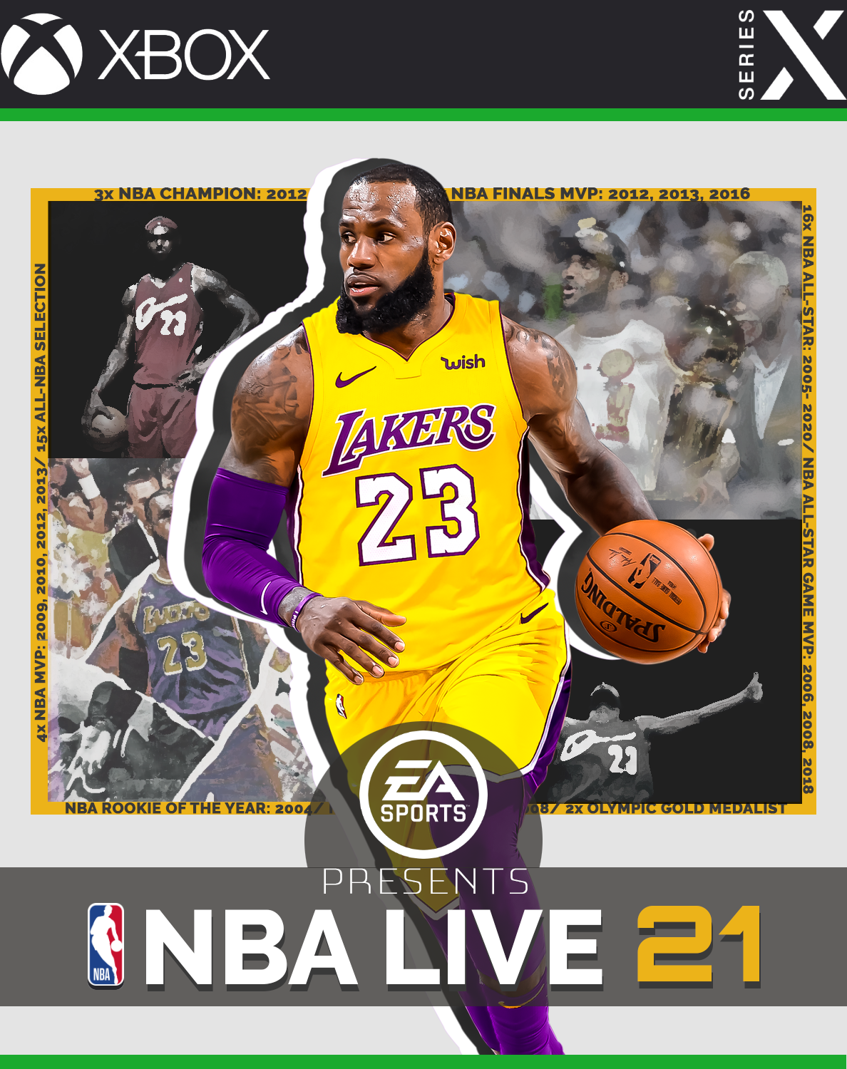 NBA LIVE 21 box cover