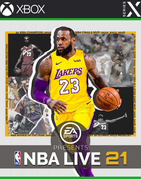 NBA LIVE 21 box art cover