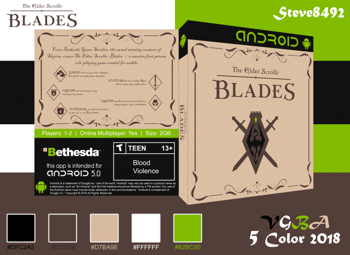 The Elder Scrolls: Blades box art cover