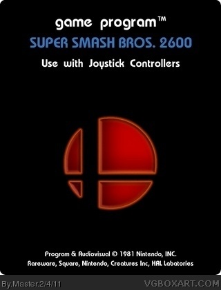 Super Smash Bros. 2600 box art cover