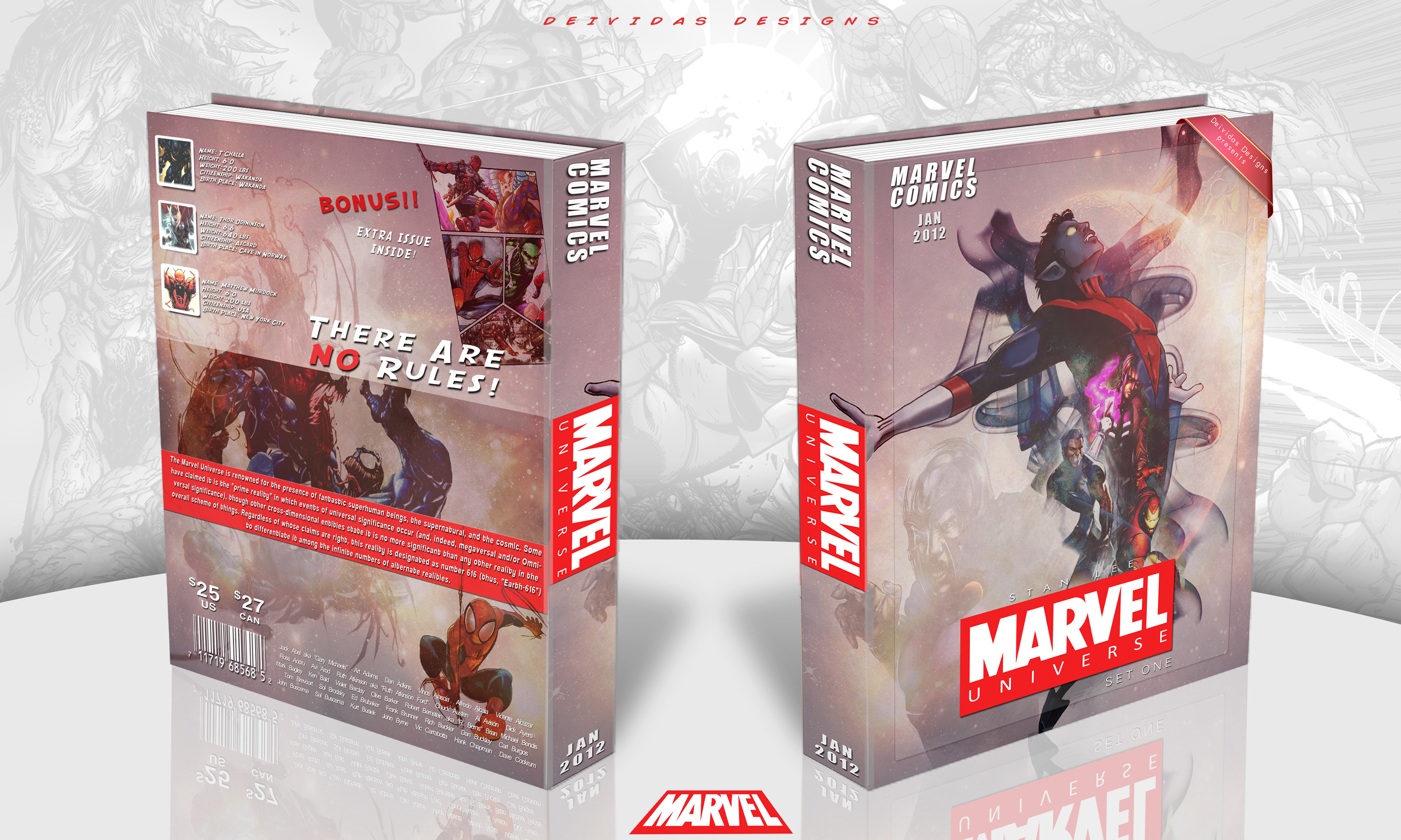 Marvel Universe Comic: Set One box cover