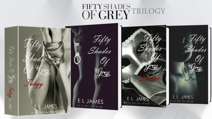 50 Shades Trilogy box art cover
